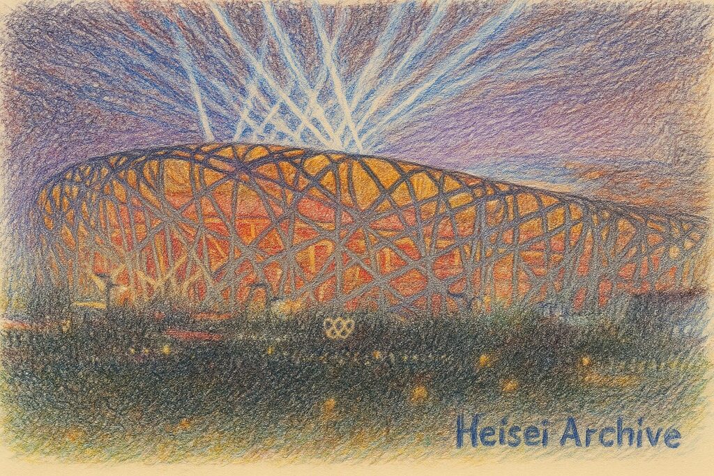 色鉛筆で書いたオリンピックのイメージイラスト(Heisei Archive)