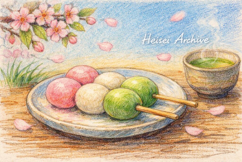 だんご3兄弟イメージイラスト